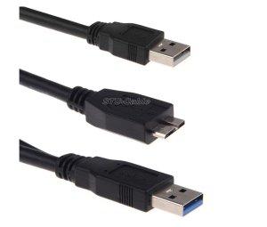 superSpeed mach be' Micro b usb 3.0 y cable