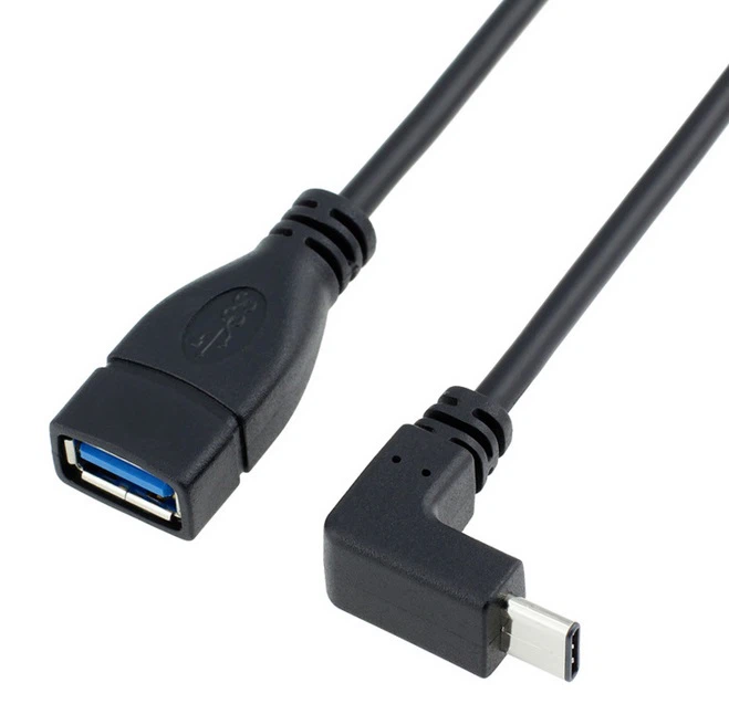 qechmeyDaj Huj 90 usb 3.1 Segh [taH loD usb 3.0 otg tugh Host Adapter cable